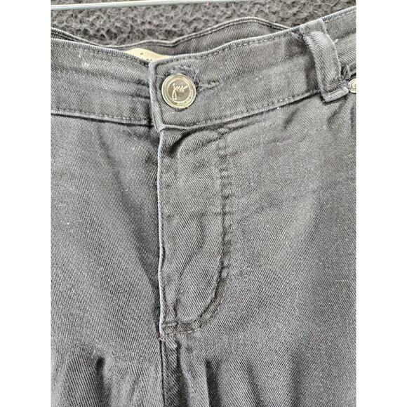 Just My Size Womens Pants Black Size 16W Cotton Blend Stretch Button Zip Pockets - Picture 9 of 12